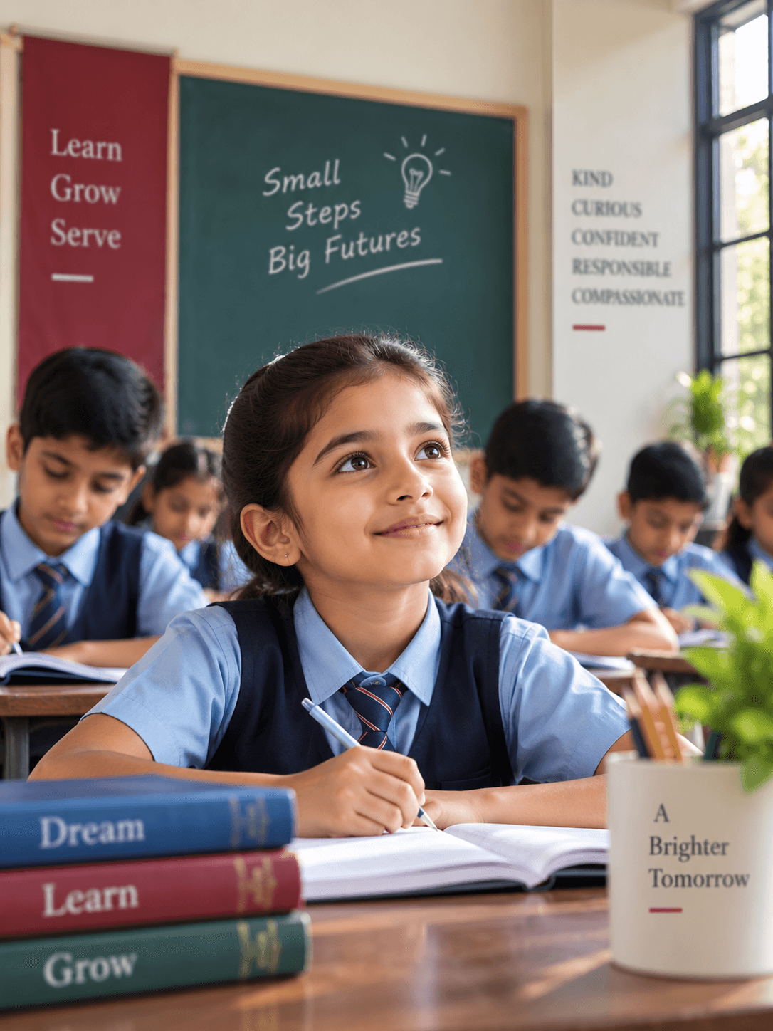 A classroom moment during a lesson